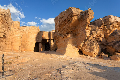 Tuff cave of Favignana, Sicily