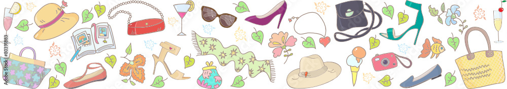Spring summer season background Spring summer season background