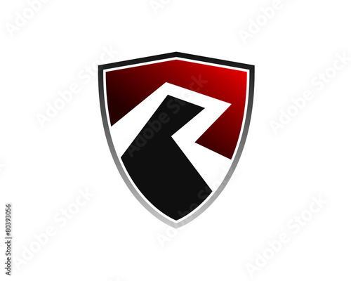 Free Download letter R shield - GFXLoad
