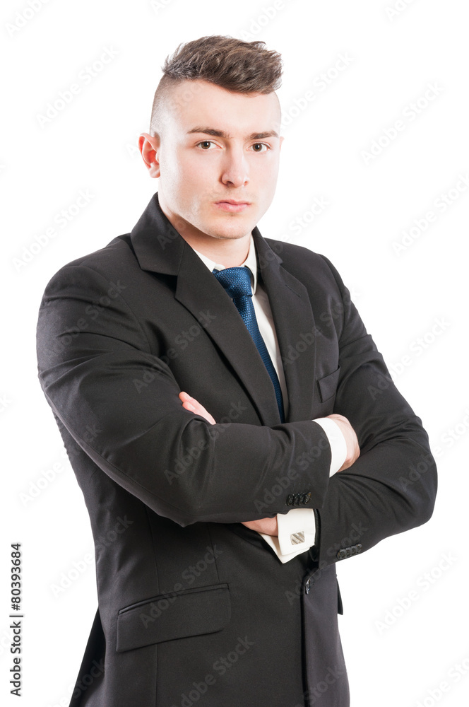 Potrait of a serios banker Potrait of a serios banker