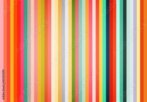 Retro Colored Palette Guide Abstract Vector