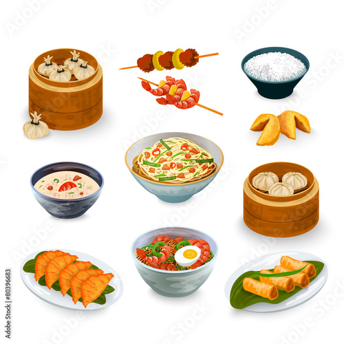 Asian Food Set