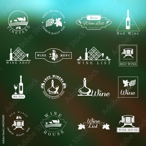 Wine Logo Set