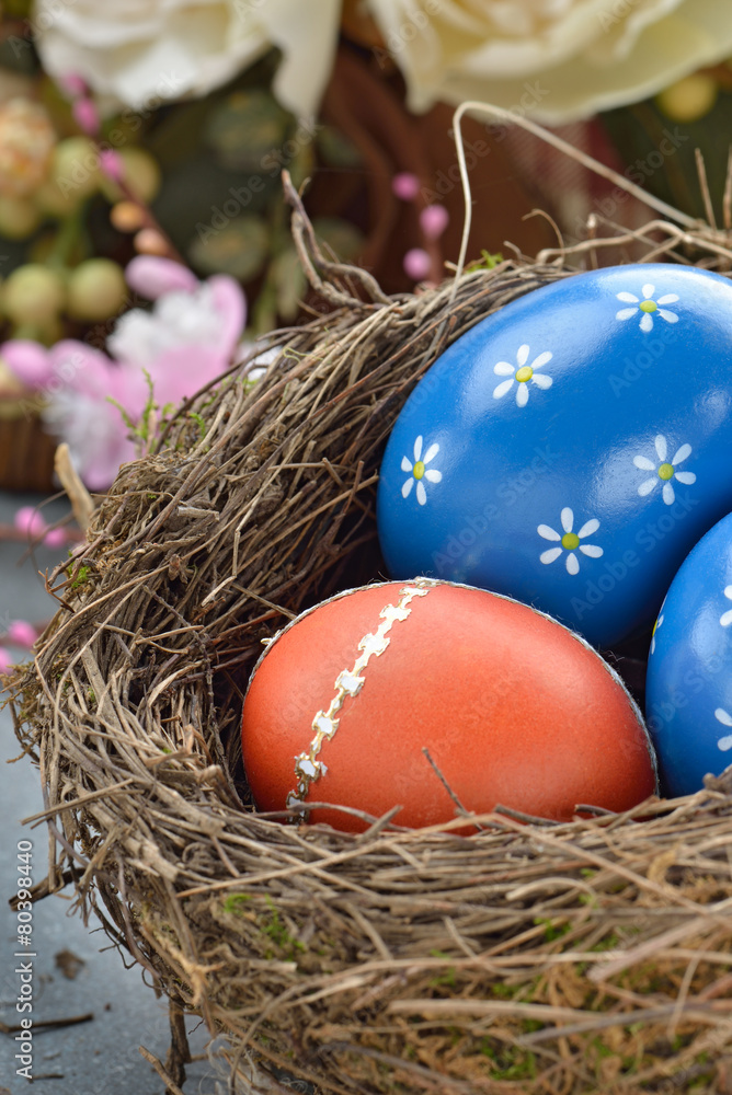 Obraz premium uova di Pasqua decorate