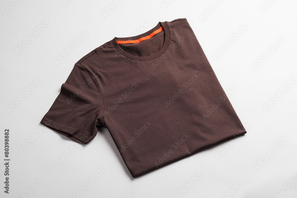 Brown tshirt template ready for your graphic design. Brown tshirt template ready for your graphic design.