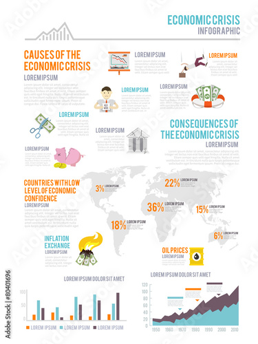 Economic Crisis Infographics