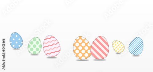 Easter Eggs - Light Color Pattern Effect