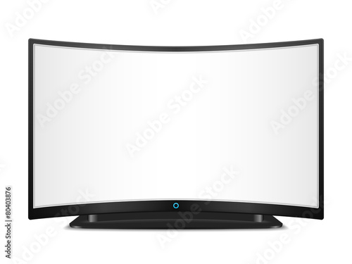 TV with Curved Screen photo