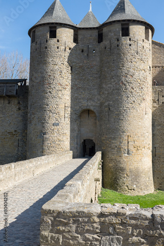 Castle of carcasonne ( france ) photo