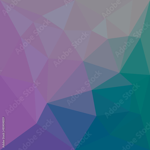 Vector Abstract colorful low poly geometric background. Template