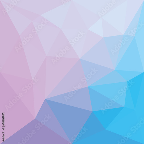 Vector Abstract colorful low poly geometric background. Template