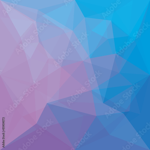 Vector Abstract colorful low poly geometric background. Template