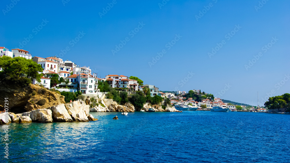 Skiathos Town In Skiathos Island, Greece