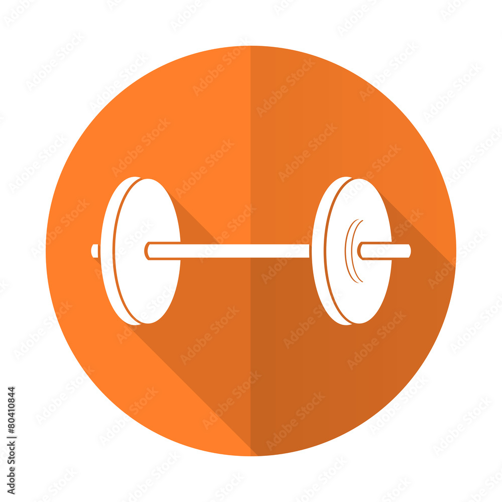fitness orange flat icon fitness orange flat icon