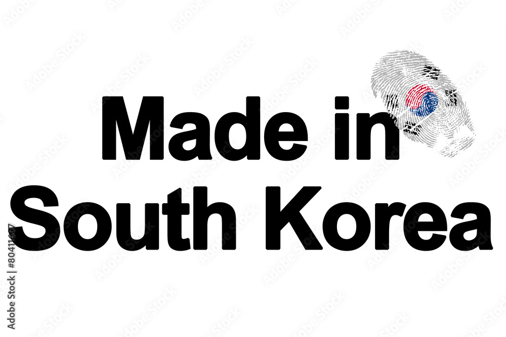 Made in South Korea Made in South Korea