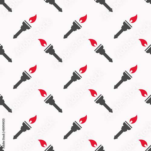 fiery torch pattern