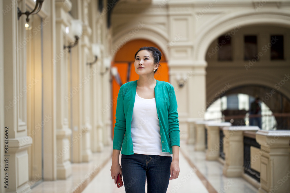 Portrait of a beautiful asian young woman