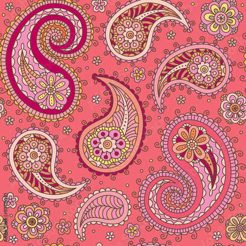 Sampless red cucumbers pattern