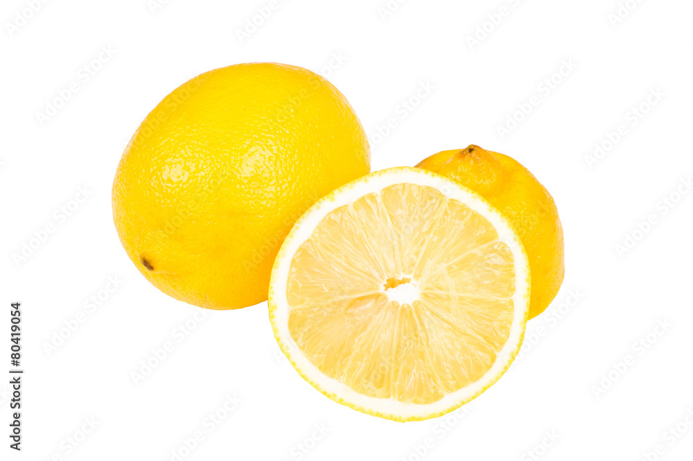 a lemon and chopped