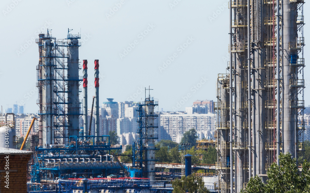 Obraz premium Oil refinery