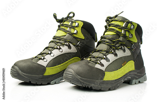 A pair of sports shoes trekking