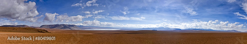 The Panorama of Altiplano desert