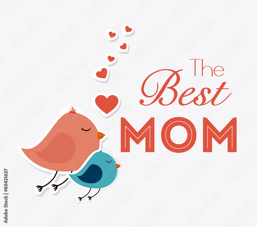 Happy mothers day card design. Happy mothers day card design.
