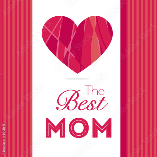 Happy mothers day card design.