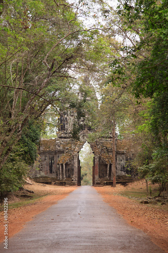 Arch to the ancient city of Angkor
