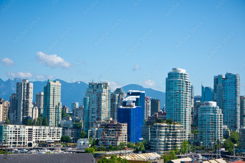 Fototapeta premium Beautiful view of Vancouver, British Columbia, Canada