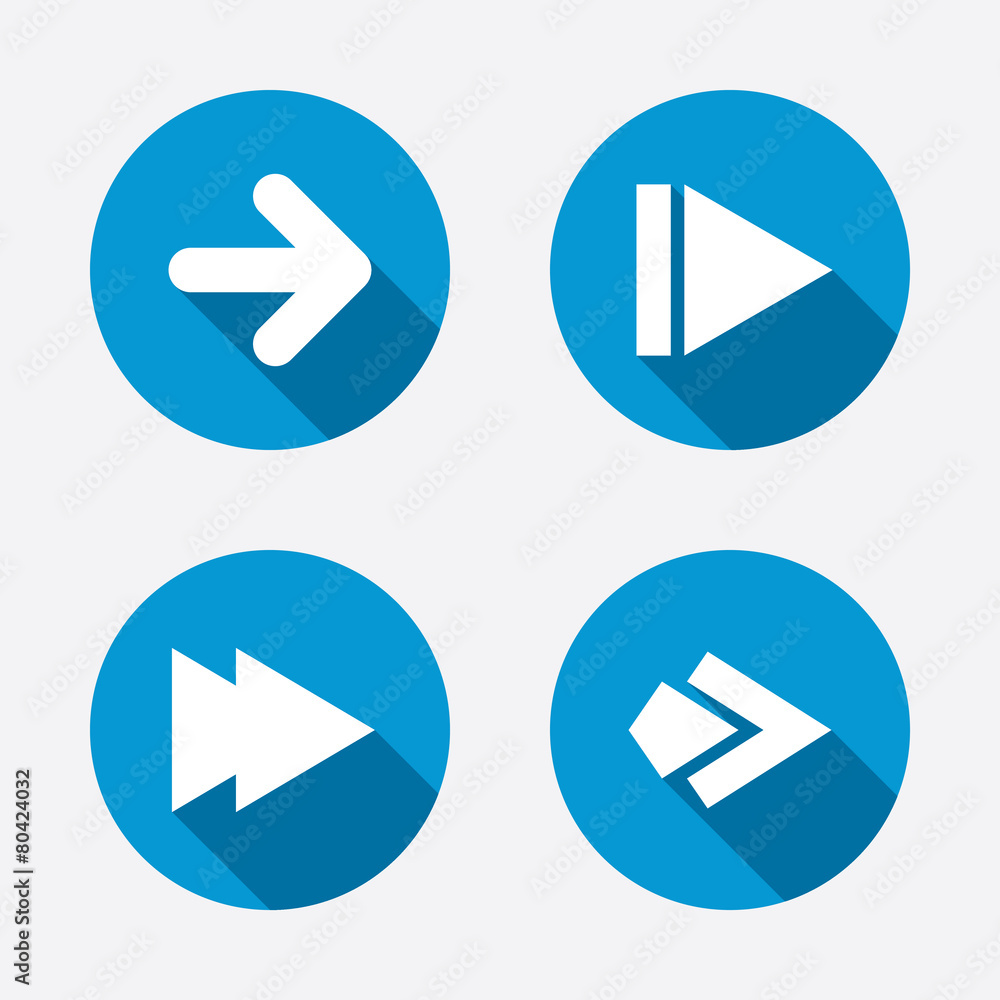 Arrow icons. Next navigation signs symbols. Arrow icons. Next navigation signs symbols.