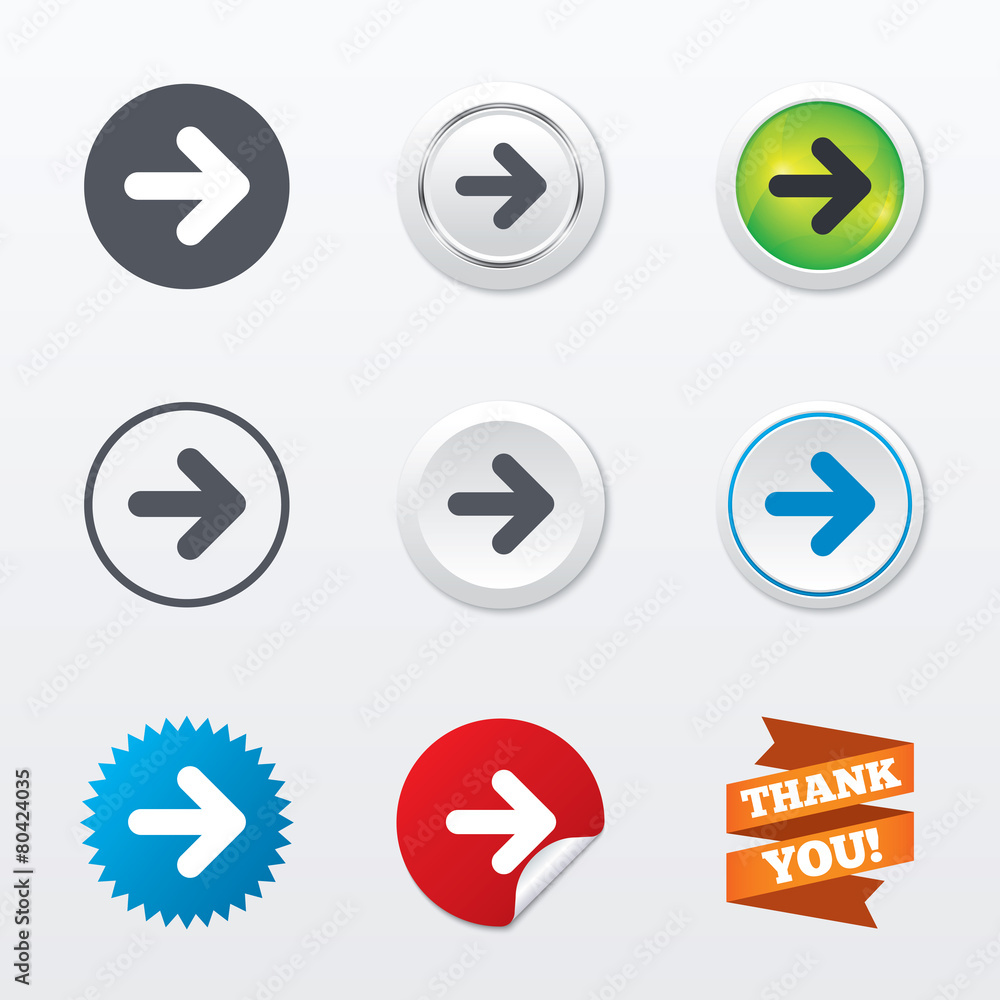 Arrow sign icon. Next button. Navigation symbol Arrow sign icon. Next button. Navigation symbol
