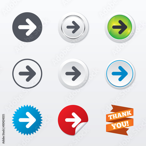 Free Download Arrow sign icon. Next button. Navigation symbol - GFXLoad
