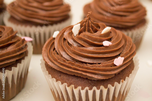 Sprinkled cupcakes