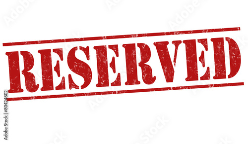 Reserved stamp