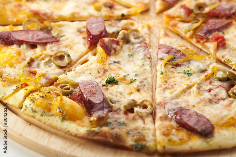 Sausages Pizza Sausages Pizza