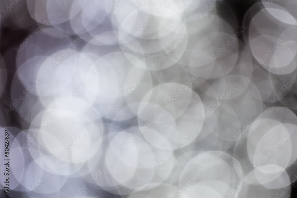 Abstract image of white bokeh from lighting Abstract image of white bokeh from lighting