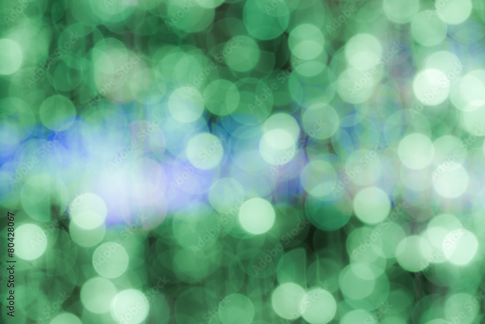 Obraz premium Abstract blurry circular bokeh background of light