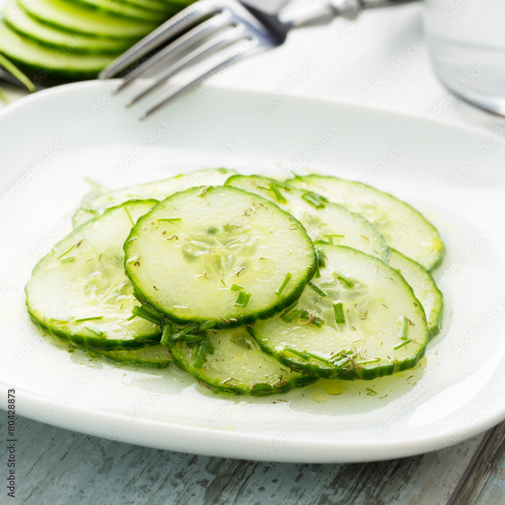 cucumber salad - Gurkensalat cucumber salad - Gurkensalat