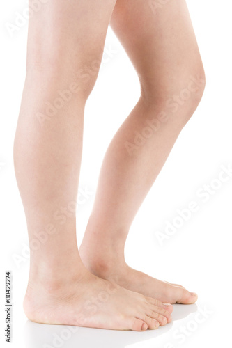 Asian child leg. Studio shot. © sirikorn