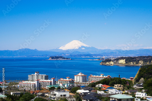 富士山 江ノ島 逗子マリーナ