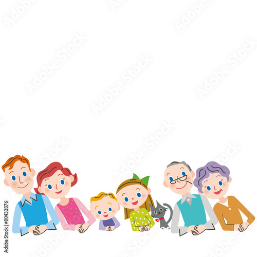 Wallpaper Mural 3世代家族　寄り添う Torontodigital.ca