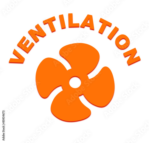 ventilation symbole orange