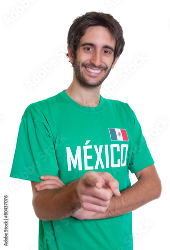 Sympathischer Mexiko-Fan mit Bart