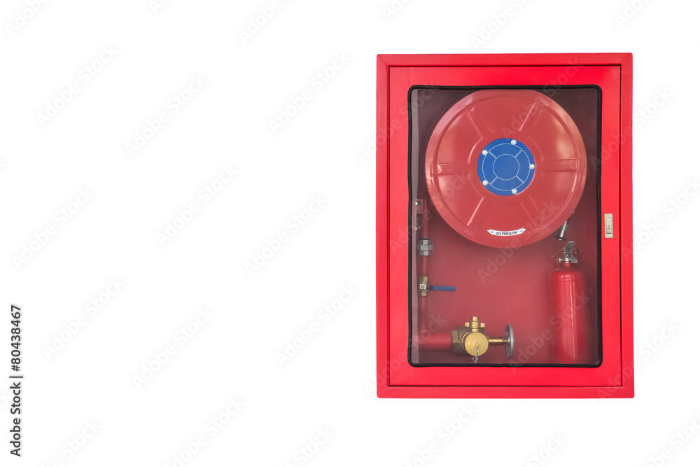 fire extinguish equipment isolated on white background fire extinguish equipment isolated on white background