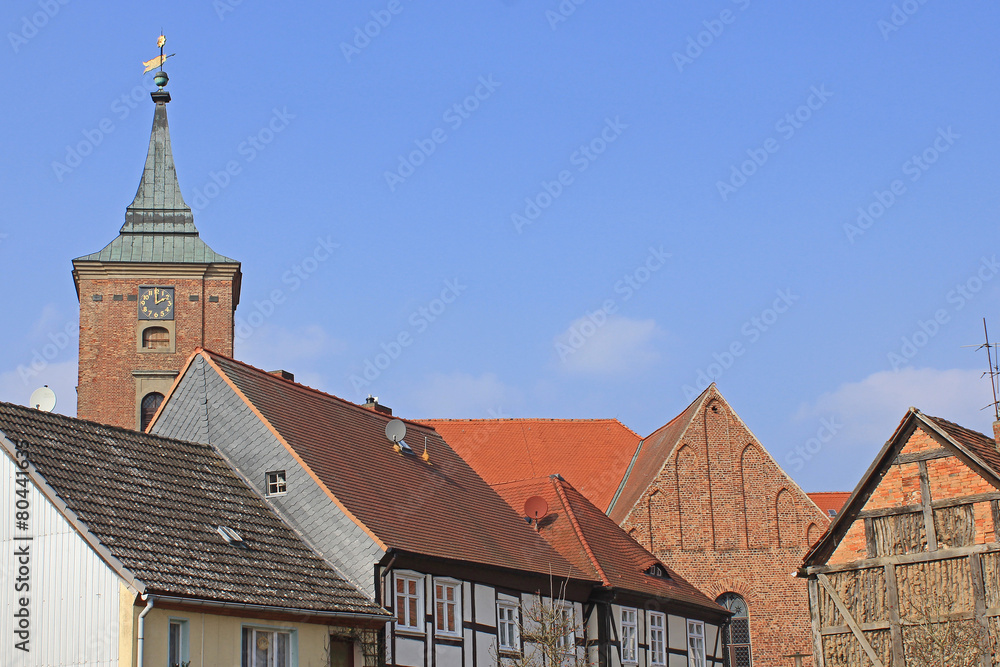Fototapeta premium Lenzen: St.-Katharinen-Kirche (Brandenburg)