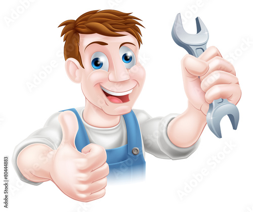 Thumbs up spanner mechanic