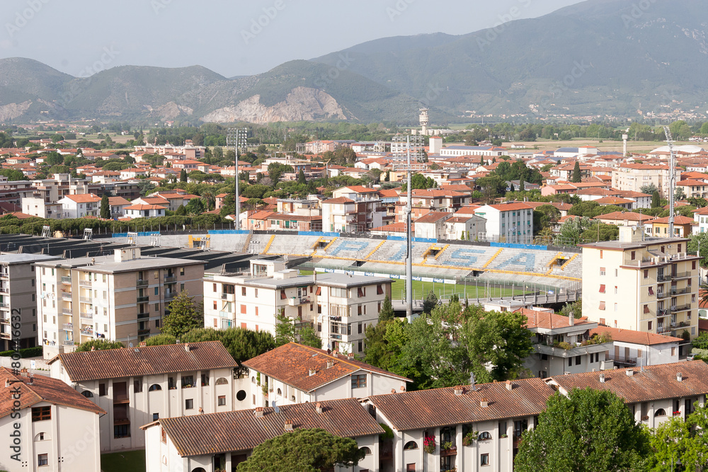Naklejka premium Pisa Old Town Center Cityscape