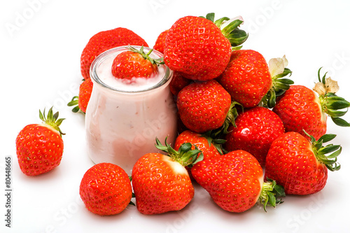 Yaourt fruits fraises