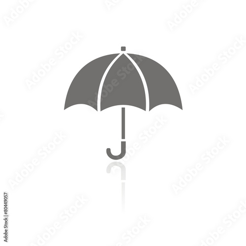 Icono paraguas FB reflejo